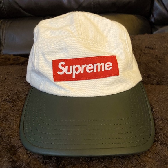 Supreme Other - Supreme Leather Brim Box Logo Hat